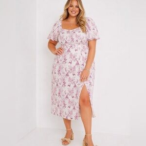 Hyacinth House for Tuckernuck Wilma Woodland Puff Sleeve Dress